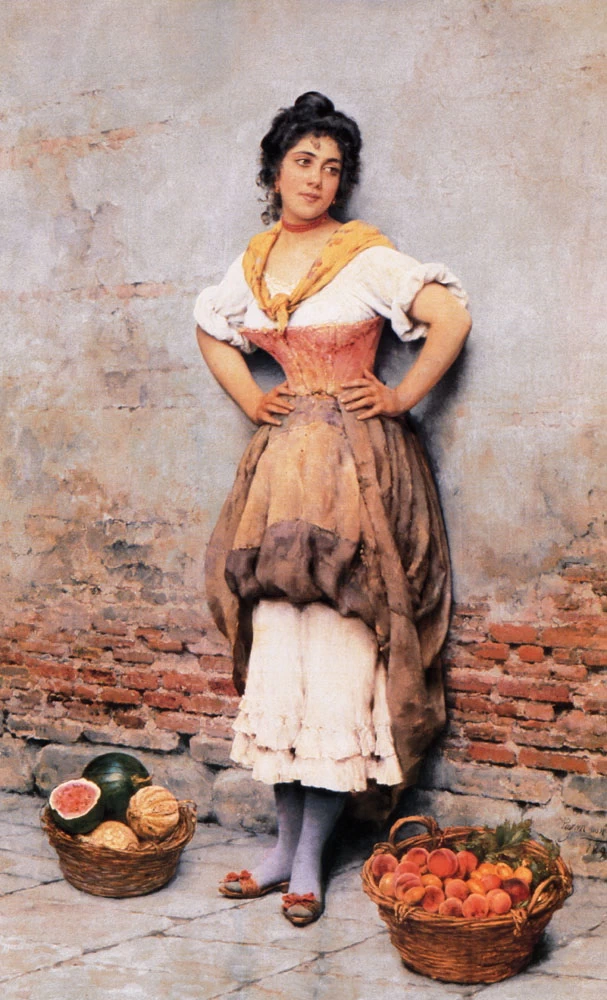 Venditrice di frutta